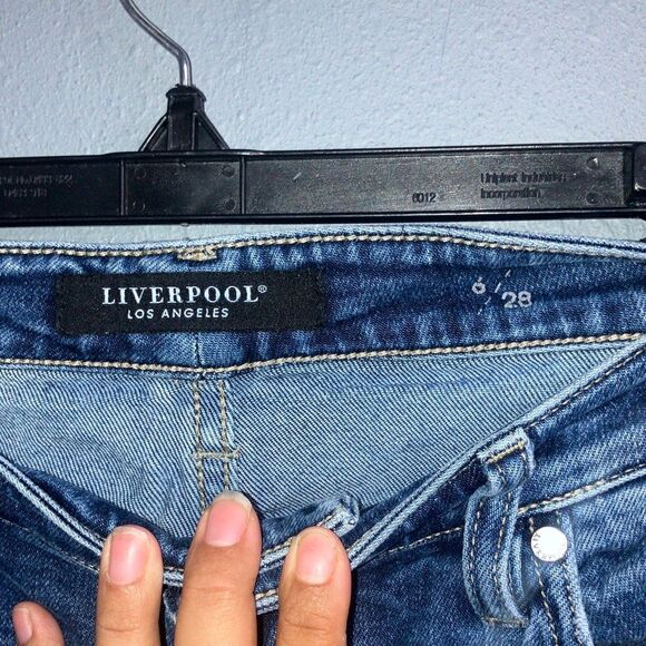 Liverpool medium wash “the girlfriend” Classic Blue Women's Jeans 6/28 #736 - Picture 4 of 8